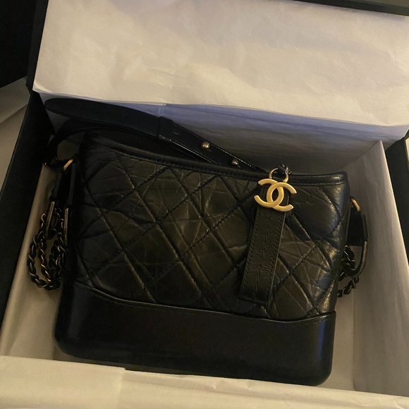 Chanel's Gabrielle Small Hobo Bag - Black - Picture 5 of 10